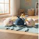 thumbnail image 5 of Peluche Narval Ballena Kawaii Juguete Suave Para Niños 25cm, 5 of 6