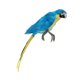 thumbnail image 3 of pluma artificial azul aves loro artesanía taxidermia arte decoración ornamento, 3 of 5