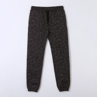 Pantalón De Buzo Niño Full Print Caras Spiderman Gris Marvel