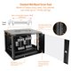 thumbnail image 4 of Armario de servidor de montaje en pared Tecmojo 9U IT Network Rack negro, 4 of 6