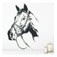 thumbnail image 2 of Decomural Horse Portrait Farm Animals WS-18604, 2 of 2