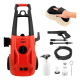 thumbnail image 1 of Hidrolavadora Nappo 1800w con Jabonera 5mts Manguera Rojo #2, 1 of 3