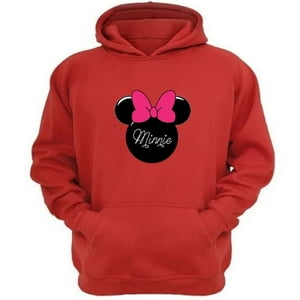 Genérico - Polerón Canguro Ratoncita M. Rojo Talla L Unisex