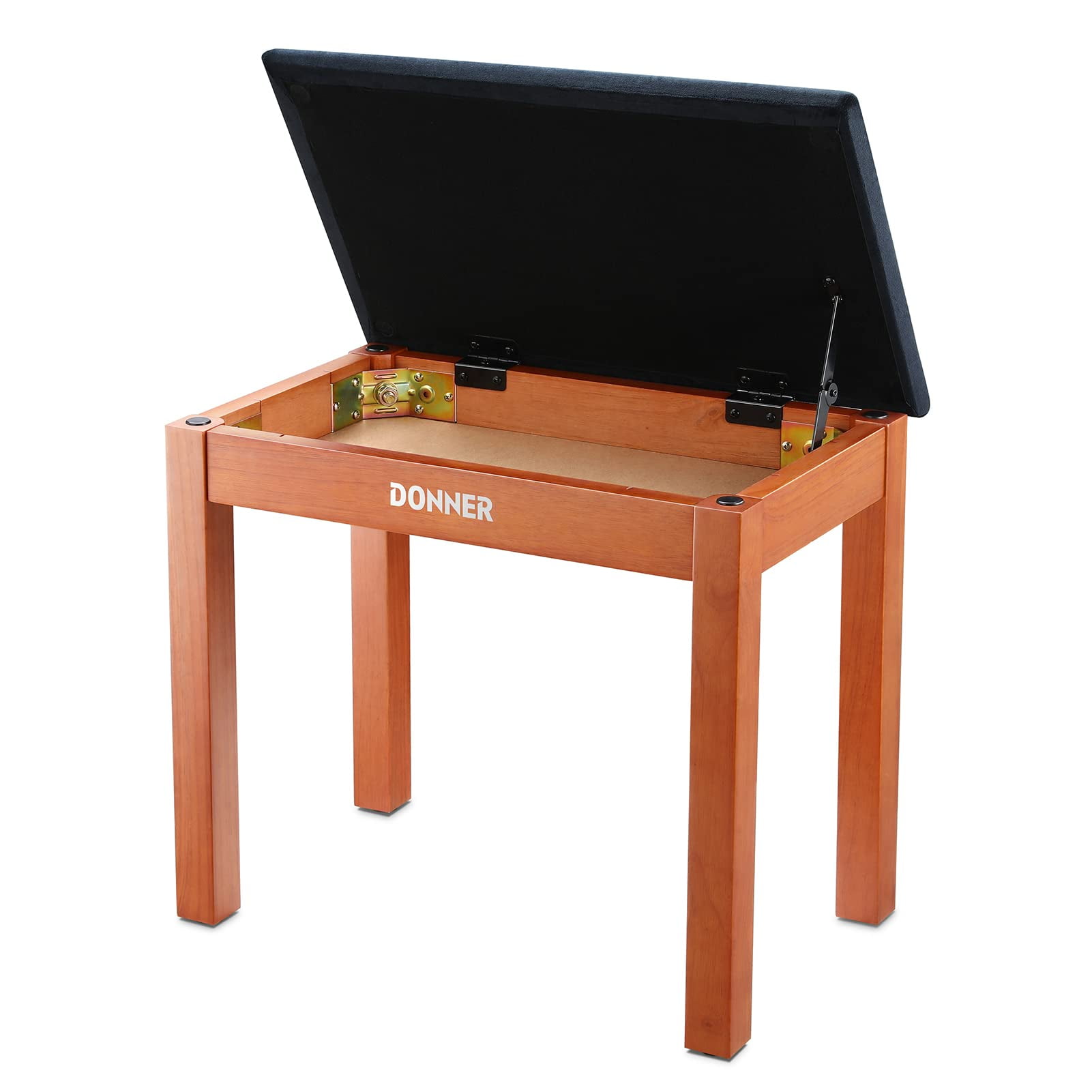Banco Para Piano Donner Con Almacenamiento Y Teclado De Madera Maciza Con Cojín