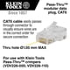 thumbnail image 2 of Conectores modulares de datos Klein Tools VDV826-729 RJ45-CAT6, paquete de 10, 2 of 7