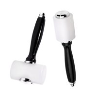 Magideal - 2X Martillo Para Tallar Cuero, Herramienta De Perforación, Martillo De Nailon Portátil Con Forma De Cabeza En T, Mazo Para Peletería Para Trabajos De