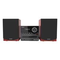 Sharp - Microcomponente Cd-Player Usb Bluetooth Radio Fm Nogal Xl-B512