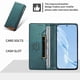 thumbnail image 5 of Funda Tipo Cartera de Cuero Sintético para Samsung Galaxy A13 Bloqueo RFID, con Ranuras para Tarjetas y Bolsillo para Efectivo, Cierre Magnético Fuerte Verde, 5 of 6
