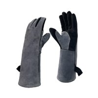 Magideal - Guantes De Soldadura Cortando Guantes De Alta Soldadura De Soldadura Múltiples -Potro -Festival De Calentamiento -Guantes De Servicio De La Cámara Par