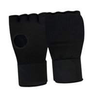 Magideal - Guantes Interiores De Boxeo Para Niños, Envolturas De Mano De Gel Para Boxeo, Correas Para La Muñeca, Entrenamiento De Perforación, Guantes De Medio Negro