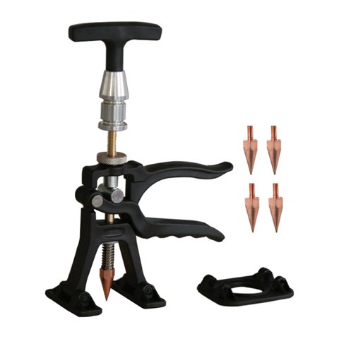 Magideal - Extractor De Abolladuras De Carrocería De Automóvil Abolladuras Automotrices Extractor Rápido Pequeño Elevador De Barra De Nivelación Profesional Con Extractor Manual 5 Puntas