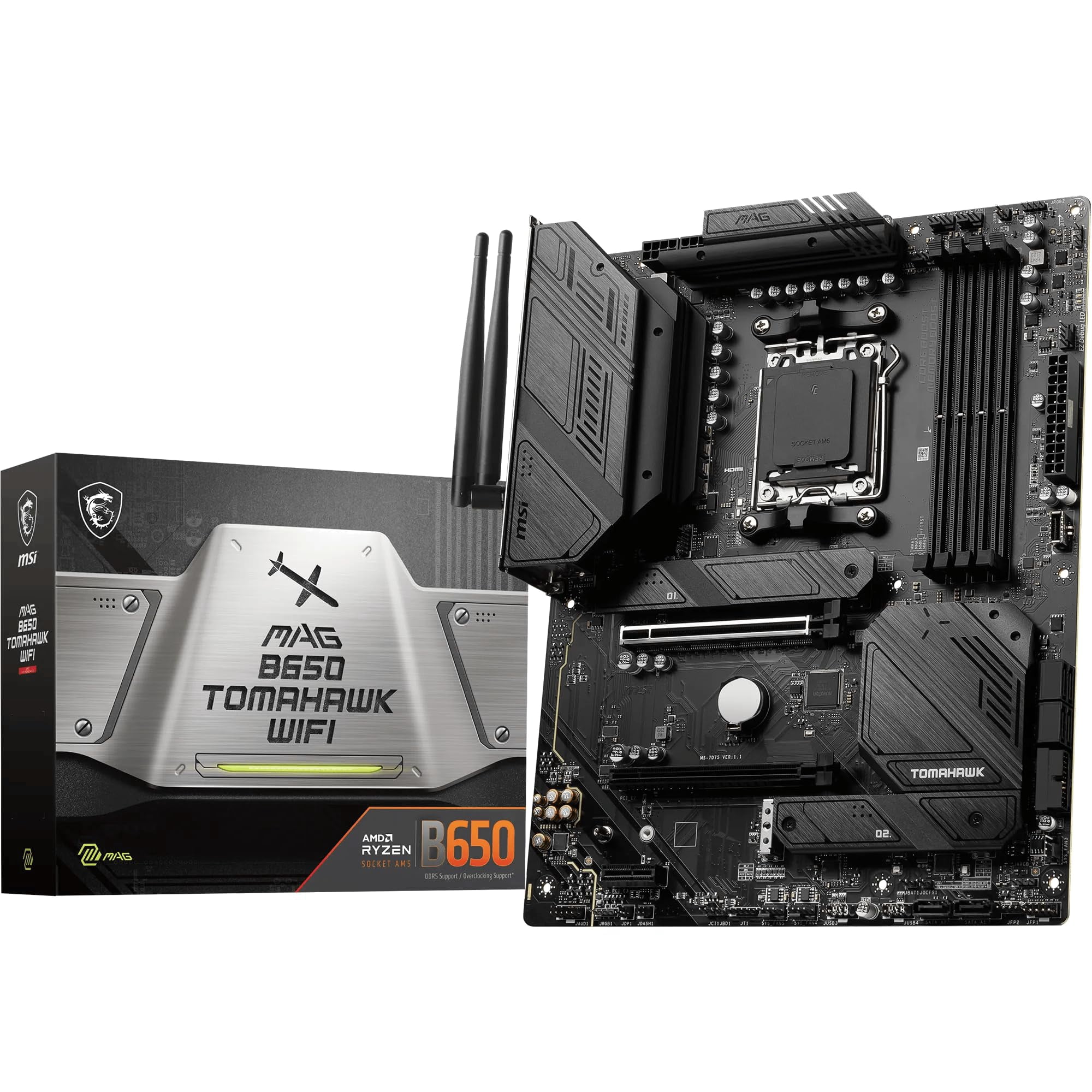 Placa madre MSI MAG B650 Tomahawk WiFi DDR5 AM5 ATX | Lider Placa madre MSI MAG B650 Tomahawk WiFi DDR5 AM5 ATX | Lider