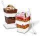 thumbnail image 1 of Vasitos de postre Stock Your Home 100 unidades 150 ml con tapas y cucharas, 1 of 7