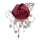 thumbnail image 3 of Novio Novia Corsage Artificial Para Boda Dama De Honor Padrinos De Boda Rojo, 3 of 5