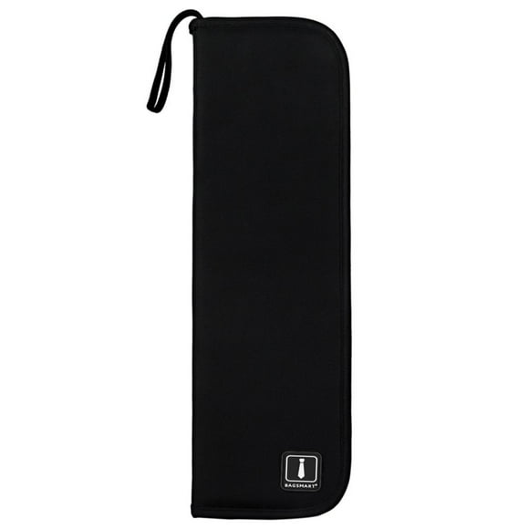 Bagsmart Organizador de Corbatas de Viaje con Interior Acolchado Negro