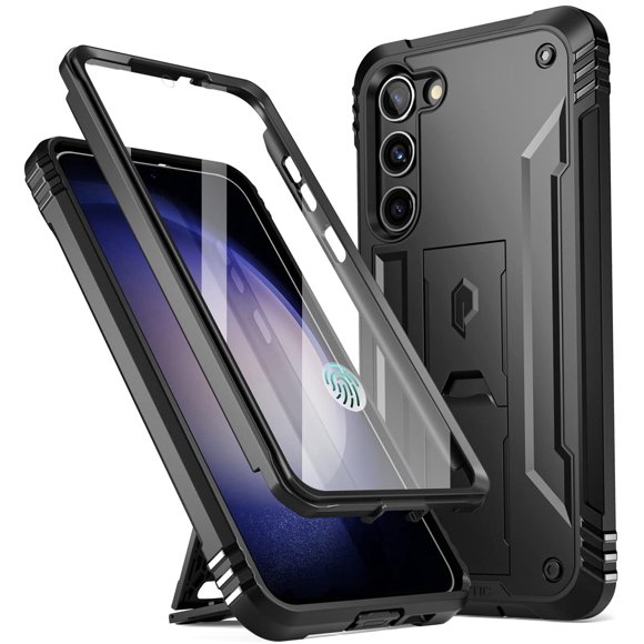 Funda Poetic Revolution compatible con Galaxy S23 5G de 6.2 pulgadas, negra