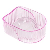 Magideal - Cuenco Para Remojar A Mano, Cuenco Para Remojar Los Dedos, Herramienta Para Decoración De Uñas, Cuenco Para Remojar Uñas A Máquina, Cuenco Para Manicu Rosa