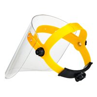 Ioensy - Protector Facial Resistente Y Ajustable Para Jardinería, Deshierbe Y Cocina. Transparente.