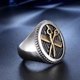 thumbnail image 3 of Anillo de Hombre Mujer Barbero Tijeras y Peine Gold 2021, 3 of 3