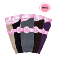 Genérico - Pack 3 Calcetines Soquete Térmico Soft Mujer