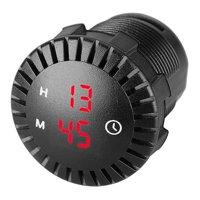 Magideal - Reloj Digital Táctil Automotriz De 12 V / 24 V Reemplazo De 24 Tiempo Tiempo De Tiempo De Tiempo De Premium Fácil De Instalar Repuestos Profesionales Duraderos Se La La Luz Roja