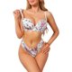 thumbnail image 5 of INSPIRE CHIC Conjunto de Lencería para Mujer Sujetador con Aros y Relleno Floral y Braguita de Cintura Baja 2 Piezas Ropa Interior S Blanco, 5 of 5
