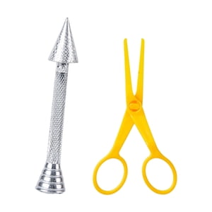 Bothyi - Palitos De Flores, Adornos Diy Para Hacer Aleación De Aluminio Para Bodas, Galletas, Café Con Tijera