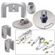thumbnail image 1 of Kit de ánodos Tecnoseal para Mercury Bravo 3 2004 con herrajes de zinc, 1 of 1