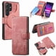 thumbnail image 1 of Funda Billetera Magnética para Samsung Galaxy S24 Ultra Soporte Tarjetas Desmontable Rosa, 1 of 6