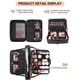 thumbnail image 5 of Bolsa de maquillaje Relavel extra grande de piel impermeable con correa, 5 of 7