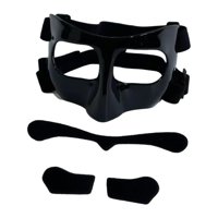 Magideal - Máscara De Baloncesto, Máscara Facial, Protector De Nariz, Cubierta Protectora Facial, Protección Facial, Máscara Facial Para Nariz Rota Para Fútbol Negro Negro Pegatina