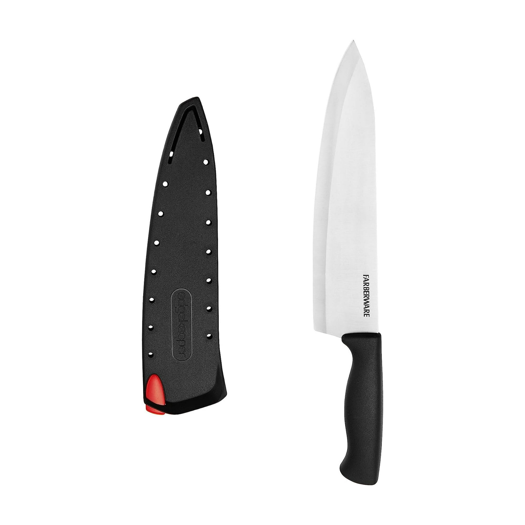 Cuchillo De Chef Farberware Edgekeeper 20 Cm Negro