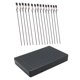 thumbnail image 4 of Base De Soporte Para Pintura Soporte Para Modelado De Pintura Para Aerógrafo Piezas Para Modelos De Pasatiempo 1 Base 15 Clips, 4 of 5