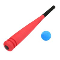 Magideal - Esponja Bates De Béisbol Juguete Juguete De Béisbol Juvenil Artículos Deportivos Juego De Entrenamiento Coordinación Mano-Ojo Seguridad Niños Pequeños Rojo