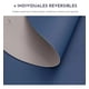 thumbnail image 3 of Set 4 Individuales Ecocuero Impermeables Antimanchas Reversibles Gris Azul, 3 of 9