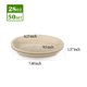 thumbnail image 2 of Tazones de Papel Aksipo 800 ml 50 unidades Beige Compostables, 2 of 7