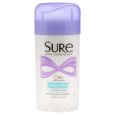 Desodorante Y Antitranspirante Sure Invisible Sólido 75Ml
