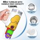 thumbnail image 5 of Las Aventuras de Spot Vaso aislado de acero inoxidable con asa, diseño temático, regalo para familia, amigos y fans; incluye pajita y encaja en el portavasos estándar, 40 oz, 5 of 6