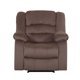 thumbnail image 2 of Sillón Bergere Reclinable Ciorán Microfibra Chocolate, 2 of 3