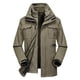 thumbnail image 2 of Chaqueta De Esquí Para Hombre 3 En 1 Con Forro De Lana Impermeable Invierno Caliente 3xl Khaki, 2 of 5