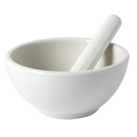 Magideal - Mortero Y Maja Larga, Triturador De Pimienta, Multiusos, Bricolaje, Fácil De Limpiar, Gres Para Mezclar, Utensilio De Cocina, Capullos De Rosa, Tazón L