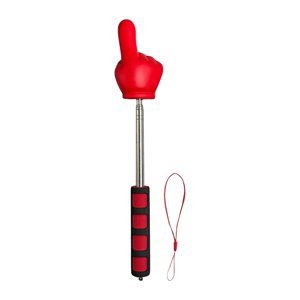 Magideal - Telescópico Telescopic Pointer Varilla Retráctil Stick Extensible Punta Manual Fabricado En Acero Inoxidable Y Pp Diseño Único Que Atrae La Atención Rojo