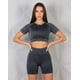 thumbnail image 2 of Conjunto Deportivo Mujer Short Push Up y Top Manga Corta, 2 of 4