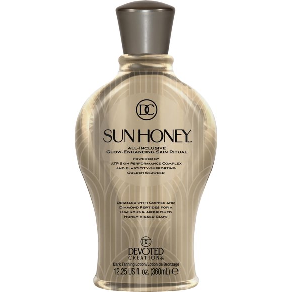 Loción Bronceadora Oscura Devoted Creations Sun Honey 360 ml