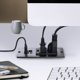 thumbnail image 5 of Base de carga de escritorio con dos enchufes y dos puertos USB., 5 of 7