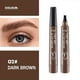 thumbnail image 1 of 4 Split Tip Water Eyebrow Pencil, Long Lasting Waterproof, Simulated Natural Vivid Eyebrow , Clear Texture, No Decolorize Eyebrow Pen, 1 of 3