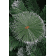 thumbnail image 2 of Arbol de Navidad Hoja Punta Aguja Borde Nieve 180cm alto Soporte Metal, 2 of 3
