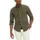 thumbnail image 1 of Camisa Tommy Hilfiger de manga larga Oxford verde militar para hombre, 1 of 3