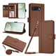 thumbnail image 1 of Google Pixel 10A Funda con Ranuras para 9 Tarjetas, Marrón, 1 of 6
