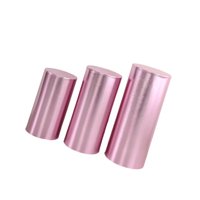 Magideal - 3 Piezas De Cubiertas De Pedestal Cilíndricas, Cubiertas De Pilar De Pedestal, Cubiertas De Pedestal Cilíndricas Para Fiesta De Cumpleaños, Acción De Rosa